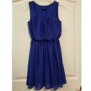 Blue Chiffon Dress